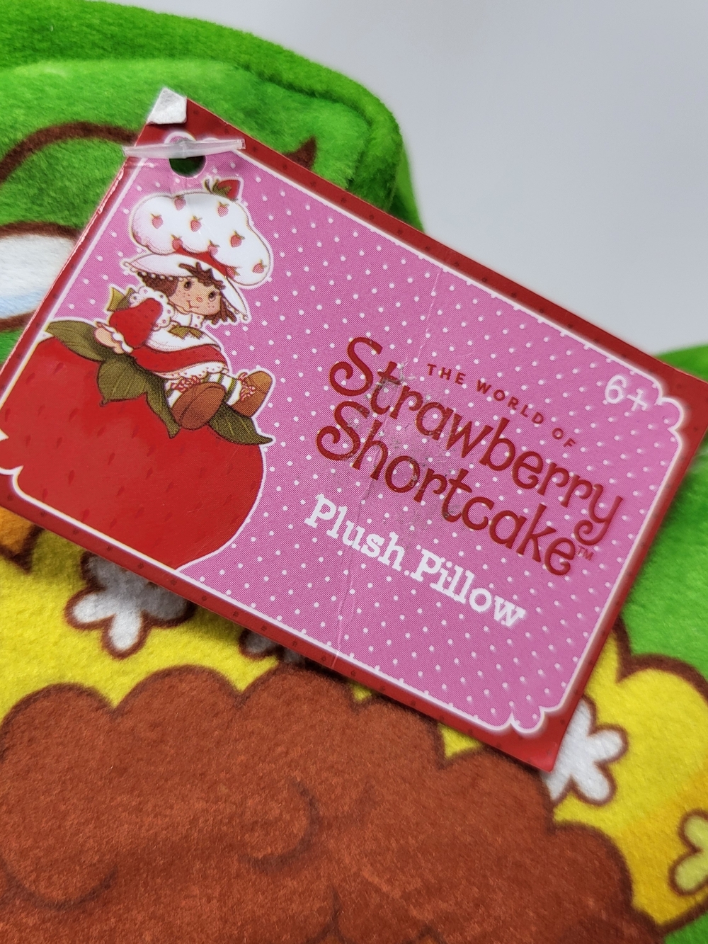Strawberry-themed Green Plush Character Doll by Strawberry Shortcake - Picture 4 of 4